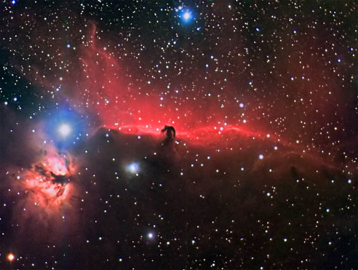 IC 434 The Horsehead & Flame Nebulae