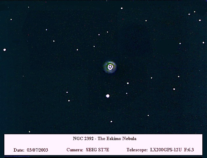 NGC 2392 - The Eskimo Nebula