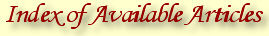 Index of Articles