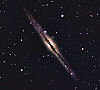 NGC 891 Edge on Sprial Galaxy