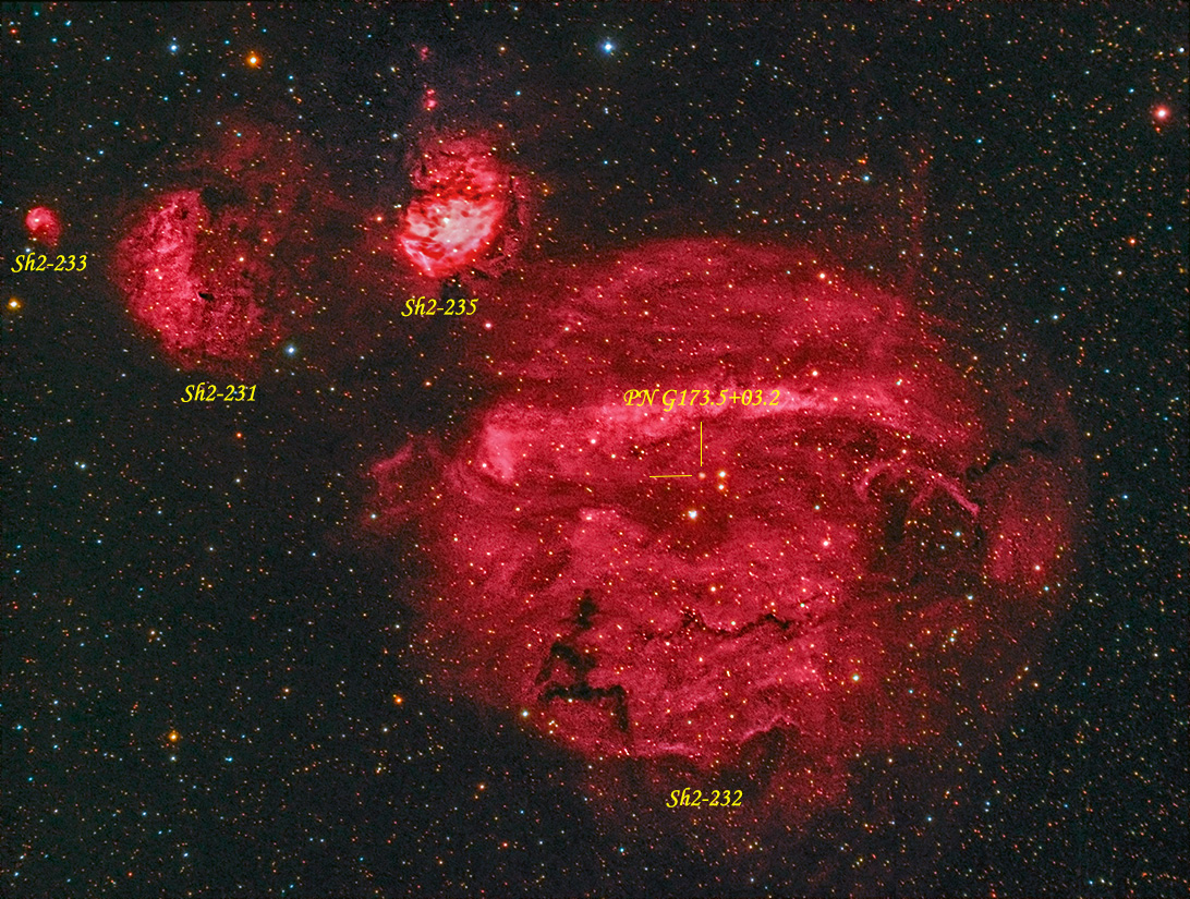 Sh2-232 Labeled